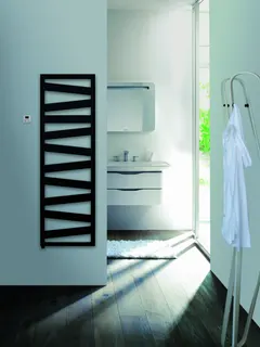 Zehnder Design-Heizkörper Ribbon, elektrisch RB-130-050/GD 1291x30x500, RAL 9016 – Bild 3