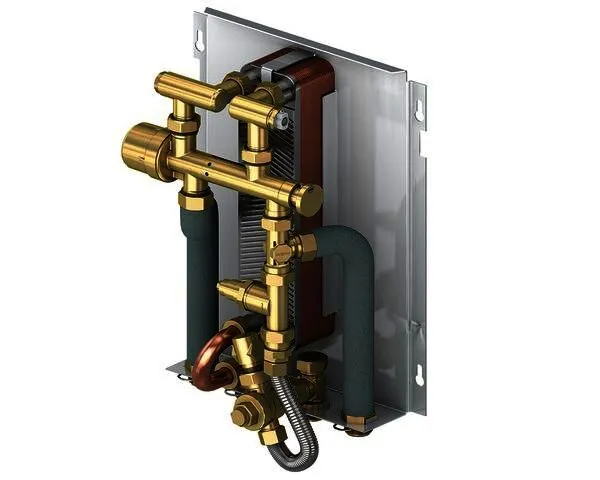 FL Warmwasserbereiter LogoVital 35 KW auf Grundplatte