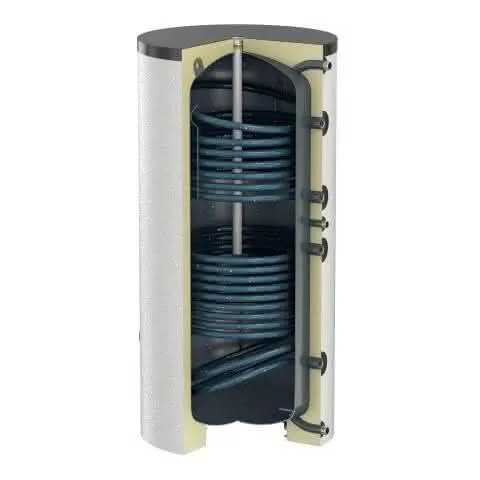 FL Standspeicher Duo Solar 200 L weiß emailliert