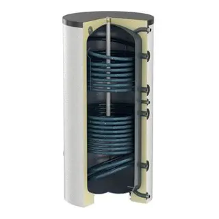 FL Standspeicher Duo Solar 200 L weiß emailliert