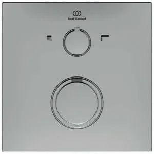 Ideal Standard Badethermostat UP Ceratherm C100, BS2, Rosette 163x163mm, Chrom