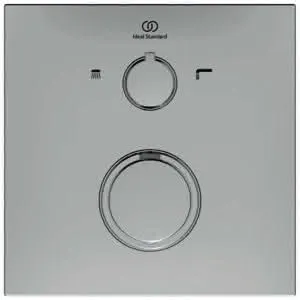 Ideal Standard Badethermostat UP Ceratherm C100, BS2, Rosette 163x163mm, Chrom