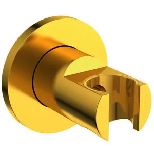 IS Wandhalter Idealrain Atelier runde Rosette f.Handbrause Brushed Gold