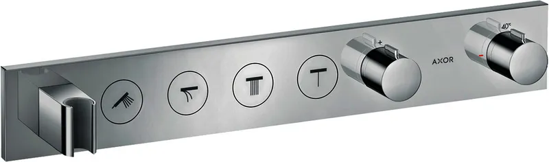 Hansgrohe Thermostatmodul Unterputz Select Axor Fertigset 4 Verbraucher chrom