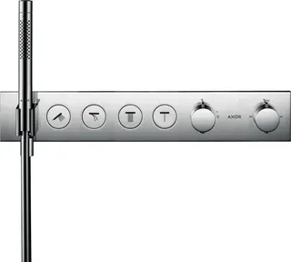 Hansgrohe Thermostatmodul Unterputz Select Axor Fertigset 4 Verbraucher chrom – Bild 3