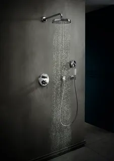 Hansgrohe Kopfbrause Axor Montreux 240mm chrom – Bild 2