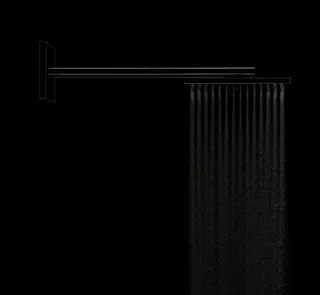 Hansgrohe Kopfbrause 250/250 2jet Axor chrom mit Brausearm – Bild 3