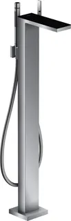 Hansgrohe Wannenmischer Axor MyEdition Fertigset zur Bodenmontage schwarz/chrom