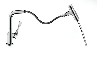 Hansgrohe Spültischmischer 230 Select 2jet Axor Citterio Ausziehbrause sBox chrom – Bild 5