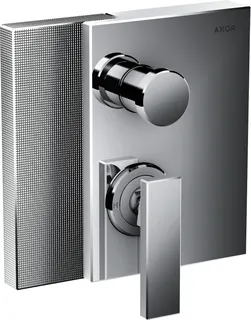 Hansgrohe Wannenmischer Unterputz Axor Edge Fertigset Diamantschliff chrom