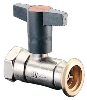 OVENTROP-Pumpenkugelhahn "Optibal P" ohne Sperrventil,DN32,1 1/4 x G1 1/2",Ms