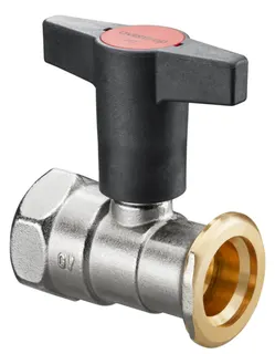 OVENTROP-Pumpenkugelhahn "Optibal P" ohne Sperrventil,DN32,1 1/4 x G1 1/2",Ms – Bild 2