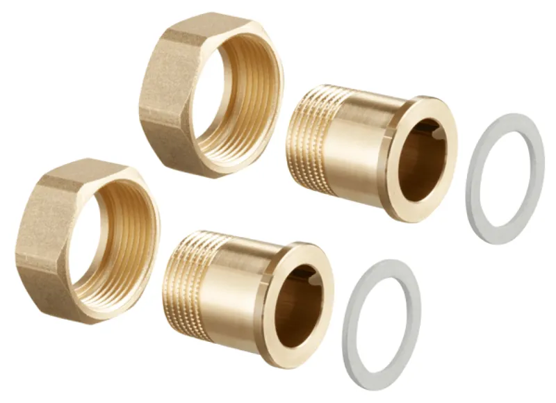 OVENTROP-Tüllenanschluss-Set 2",Set=2 Tüllen m. AG, flachdicht,m. ÜM