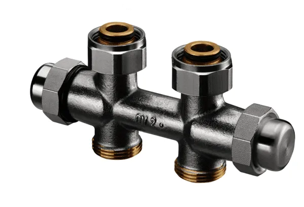 OVENTROP-Multiflex FQ Verschraubung für G 3/4 AG, DG, G 3/4 ÜM x 3/4 AG