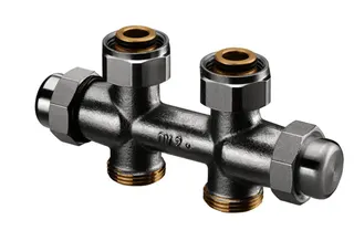 OVENTROP-Multiflex FQ Verschraubung für G 3/4 AG, DG, G 3/4 ÜM x 3/4 AG