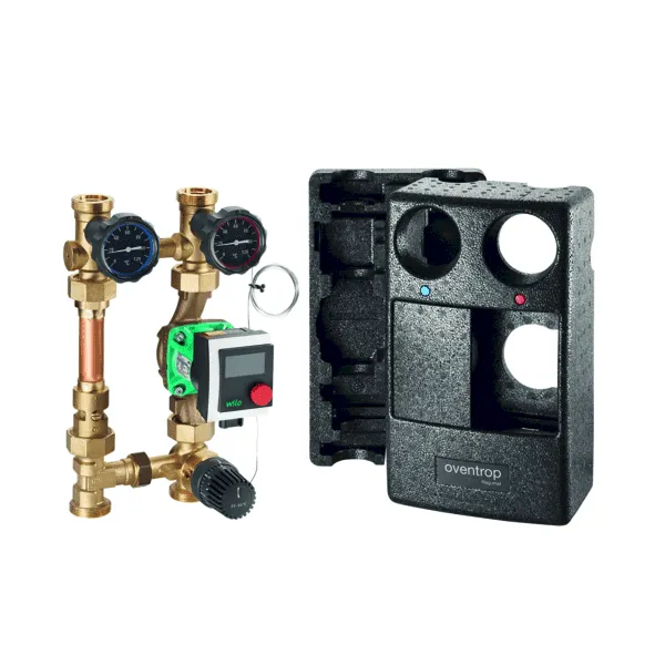 OVENTROP-Station "Regumat FR-180" DN25, mit Grundfos-Pumpe Alpha 2.1 N