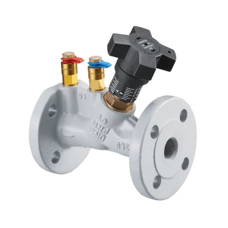 OVENTROP-Strangreg.-Vent. "Hydrocontrol VFC",DN20,PN16,Flansch,2 Messventile