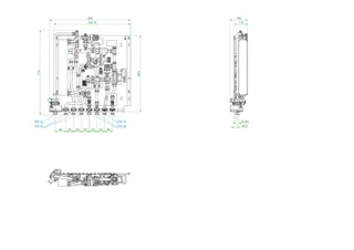 OVENTROP-Wohnungsstation "Regudis W-HTF" m.Zirk.,m.Mischer,17 l/min,WT nickelgel. – Bild 2