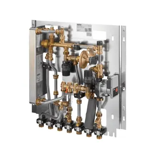 OVENTROP-Wohnungsstation "Regudis W-HTF" Wärmeübertr.Nickel,gemisch.Kreis,17l/min