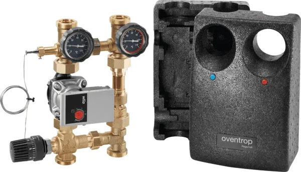 OVENTROP-Station "Regumat RTA-130 TOP" DN25, mit Wilo PARA 25/6 SC