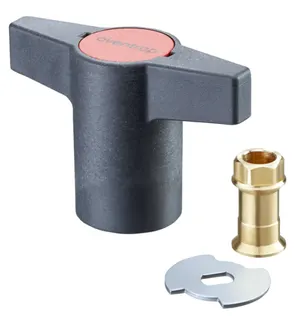 OVENTROP-Umrüstsatz Kunststoff Knebelgriff, DN32 - DN50