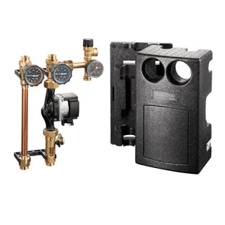 OVENTROP-Station "Regusol SH-180" DN25, 2-15 l/min., m. Grundfos UPM 3
