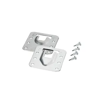 OVENTROP-Halterung f. Toc-Uno, Toc-Duo, Toc-Duo-3, 2 Haltebleche u 4 Schrauben
