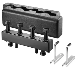 OVENTROP-Verteilerbalken für "Regumat" DN25, für 6 Heizkreise, Stahl
