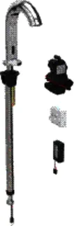 Geberit Waschtischarmatur Piave, Standmontage mit UP-Funktionseinh. Batt. mit Mischer