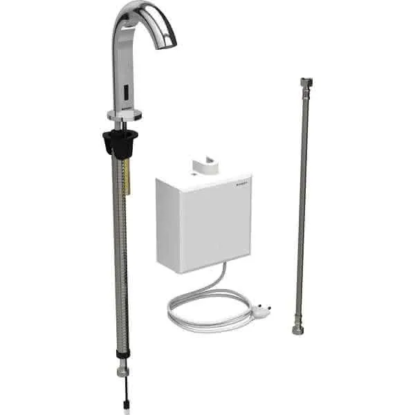Geberit Waschtischarmatur Piave, Standmontage mit AP-Funktionseinh. Netz o. Mischer