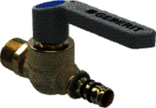 Geberit Mepla Kugelhahn mit AG mit Betätigungshebel Ms d26-R3/4