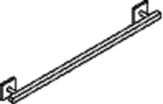 HEWI Haltegriff, L:900mm, 25mm Vierkant, Edelstahl – Bild 3