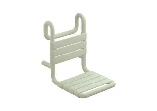 HEWI Einhängesitz Ser 801, matt, B:345 mm, H:471 mm, T:480 mm reinweiß – Bild 2