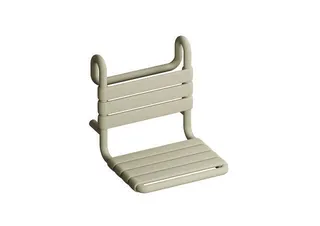 HEWI Einhängesitz Ser 801, matt, B:450 mm, H:472 mm, T:500 mm reinweiß – Bild 3