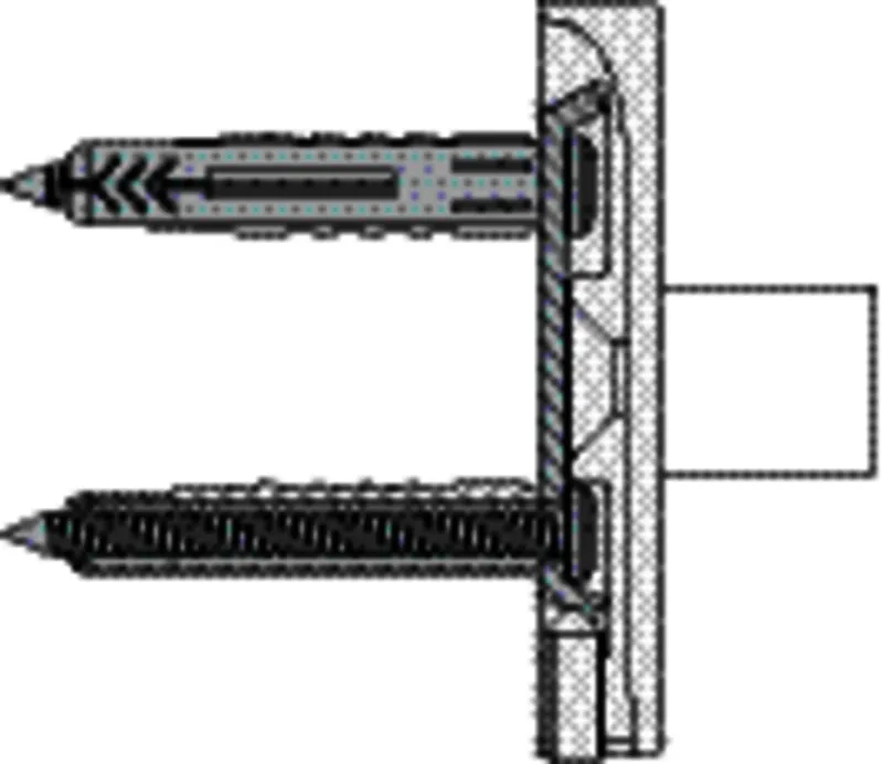 HEWI BM für 2 Rosetten, für Stangensystem 950. und 802.