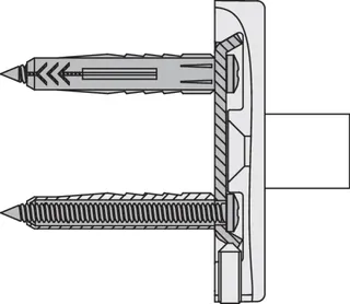 HEWI BM für 2 Rosetten, für Stangensystem 950. und 802. – Bild 2
