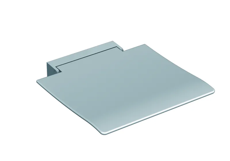 HEWI mob. Klappsitz 450, B:450, T:463, Sitzf. u. Wandkonsole weiß signalweiß