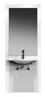 HEWI Waschtisch-Modul S 50, Waschtisch 950.11.101, Spiegel, weiß – Bild 2