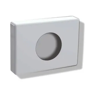HEWI Hygienebeutelspender, B:143mm, H:103mm, T:27mm signalweiß – Bild 2