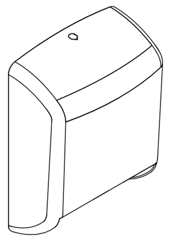 HEWI Gehäuse Papierhandtuchspender, Ersatzt. für 477.06.60005, 477.06D60005