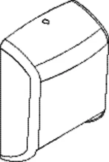 HEWI Gehäuse Papierhandtuchspender, Ersatzt. für 477.06.60005, 477.06D60005 – Bild 2