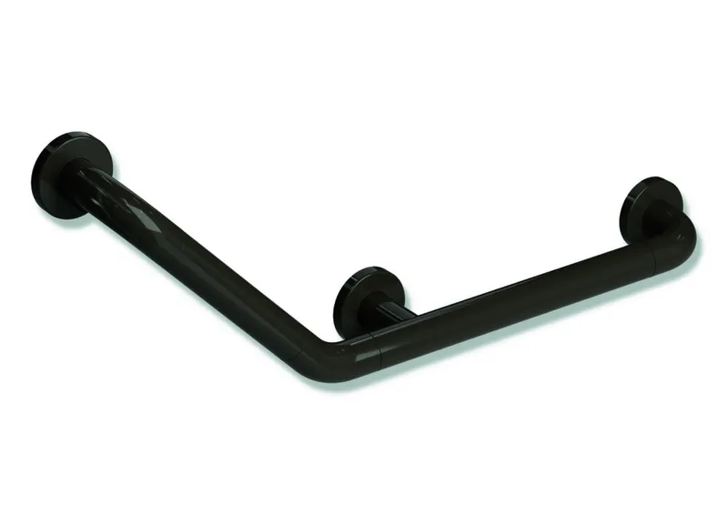 HEWI Winkelgriff Ser 801,d:33,Alu.-Kern, 135 Gr Bogen umbra