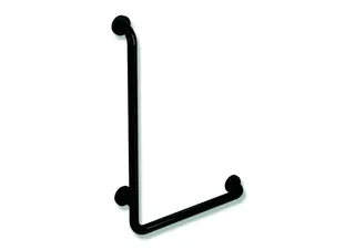 HEWI Winkelgriff Ser 801,d:33,Alu.-Kern, AM:750mm, W:500mm tiefschwarz
