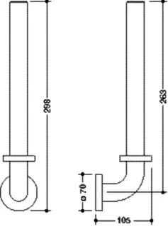 HEWI Reservepapierhalter Ser 801, für 3 WC-Rollen reinweiß – Bild 5