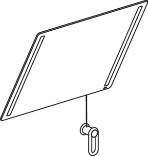 HEWI Kippspiegel LED basic, B:600mm H:540mm anthrazitgrau – Bild 5