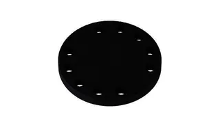 HEWI Dichtronde für 900,801,805C, Set 10 Stahlrosette, Lochbild 10 Bohrungen – Bild 2