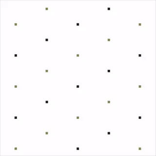 HEWI Duschvorhang squares umber/sand, Trevira CS, B:2500mm H:2000mm