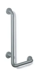 HEWI Winkelgriff Ser 801,d:33,Alu.-Kern, AM:600mm, W:300mm reinweiß – Bild 2