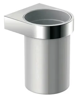 HEWI Becher Kst. m. Halter Sys 800, Halter chrom, Becher signalweiß – Bild 3