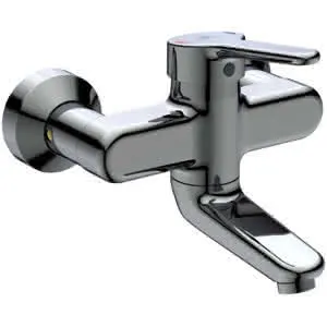 Ideal Standard Wand-Waschtisch-Armatur Ceraplus 5l/min. Ausld.100mm absp.S-Anschlüsse Chrom – Bild 3